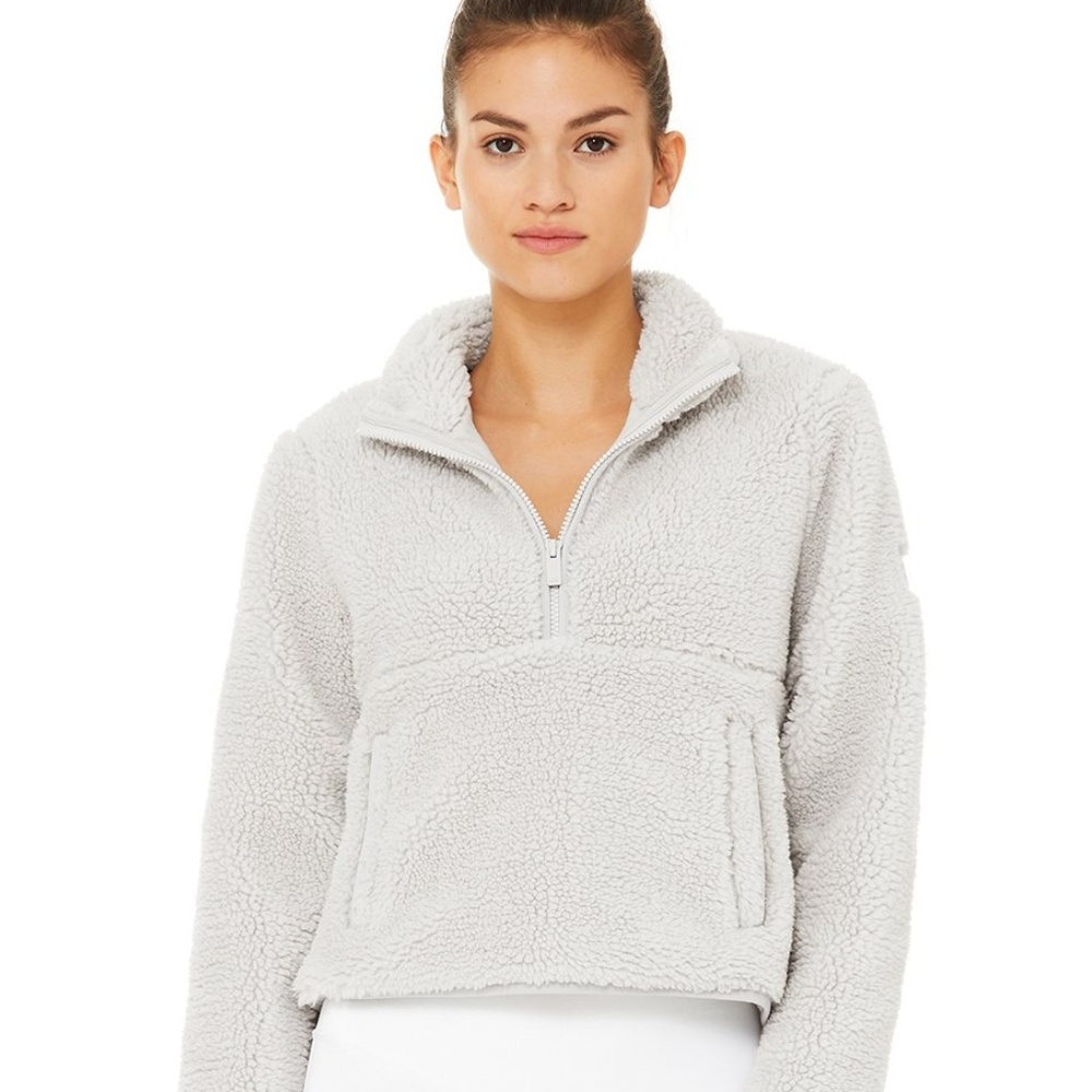 Alo Yoga Shanti Half Zip Sherpa